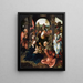 Adoration des Mages - Maître de 1518 — indrammet kunstværk på væggen