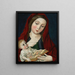 La Vierge à l'Enfant - Maître d'Osma — indrammet kunstværk på væggen