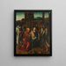 Adoration des Mages - Maître de l'Adoration d'Anvers — indrammet kunstværk på væggen