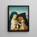 La Sainte Famille - Maître du Retable de Saint-Barthélemy — indrammet kunstværk på væggen