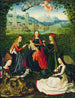 Roseriet Pige-Helgen Madonna - Mester af Legenden om Saint Lucia — visning af kunstværket