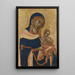 La Madone et l'Enfant - Maître du Diptyque Sterbini — indrammet kunstværk på væggen