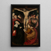 La Crucifixion du Christ - Maître de la Crucifixion de Turin — indrammet kunstværk på væggen