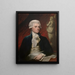 Thomas Jefferson - Mather Brown — indrammet kunstværk på væggen