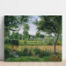 Reproduktion af maleriet Morgen, solskinseffekt, Éragny - Camille Pissarro