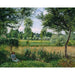 Reproduktion af maleriet Morgen, solskinseffekt, Éragny - Camille Pissarro