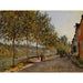 Reproduktion af maleriet Matinée de juni à Saint-Mammès - Alfred Sisley