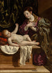 Den Jomfru Maria, der tilbeder den lille Jesus - Matteo Loves — visning af kunstværket