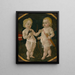 To putti - Matteo di Giovanni — indrammet kunstværk på væggen