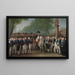 Napoleonindgangen i Amsterdam, 9. oktober 1811 - Mattheus Ignatius van Bree — indrammet kunstværk på væggen