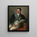 Portrait af Isaac Jan Alexander Gogel - Mattheus Ignatius van Bree — indrammet kunstværk på væggen