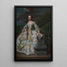 Portrait af Charlotte Beatrix Strick van Linschoten - Mattheus Verheyden — indrammet kunstværk på væggen