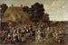 landsbybryllup og udendørs fest - Mattheus van Helmont — visning af kunstværket