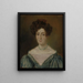 Portrait af Bénédicte Dorthea Thaulow - Matthias Stoltenberg — indrammet kunstværk på væggen