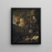 Vanité philosophique Natursten - Matthias Withoos Amersfoort — indrammet kunstværk på væggen