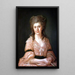 Cecilie von Brockes - Matthias von der Hude — indrammet kunstværk på væggen