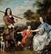 Matthijs Pompe van Slingelandt og hans familie - Jan Mijtens — visning af kunstværket