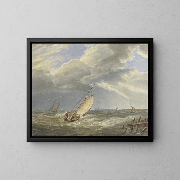 Vue de mer - Matthijs Maris — indrammet kunstværk på væggen