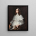 Anna Margareta von Haugwitz - Matthäus Merian den Yngre — indrammet kunstværk på væggen