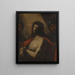 Le Christ med tornekrone - Mattia Preti — indrammet kunstværk på væggen