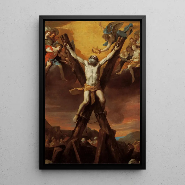Mattia Preti - The crucifixion of St Andrew.webp