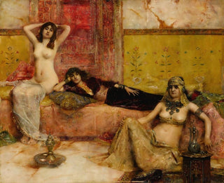Maurice Bompard - WaitingOdalisques In An Interior.webp