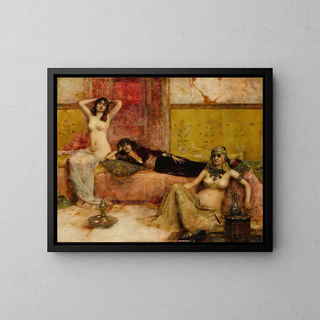 Maurice Bompard - WaitingOdalisques In An Interior.webp