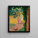 Alo Devant La Maison De Garde - Maurice Denis — indrammet kunstværk på væggen