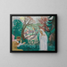 Annonciation dans le jardin printanier - Maurice Denis — indrammet kunstværk på væggen
