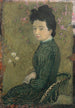 Eva Meurier i grøn kjole - Maurice Denis — visning af kunstværket