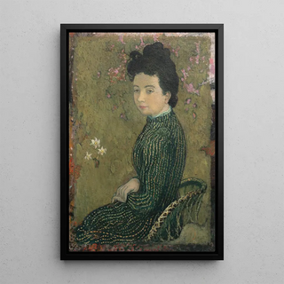 Maurice Denis - Eva Meurier in a Green Dress.webp