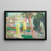 L'Office de sainte Catherine eller Sainte Catherine reciterer Jesu' kontor - Maurice Denis — indrammet kunstværk på væggen