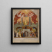 La Pentecôte den romerske kirke den orientalske kirke - Maurice Denis — indrammet kunstværk på væggen