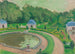 Le Château de Rosanbo, le bassin et les pavillons, esquisse 2 - Maurice Denis — visning af kunstværket