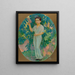 Portrait af M. Monteuxs barn - Maurice Denis — indrammet kunstværk på væggen