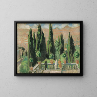 Villa d'Este - Maurice Denis — indrammet kunstværk på væggen