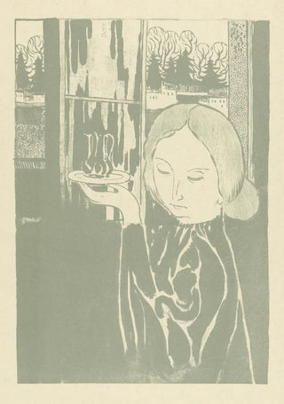 Maurice Denis - Vrouw met waterkan op dienblad.webp