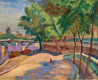 Pont des Arts, Paris - Maurice Mendjizky — visning af kunstværket