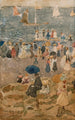 Scène de plage North Shore - Maurice Prendergast — visning af kunstværket