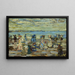 Strandscene - Maurice Prendergast — indrammet kunstværk på væggen
