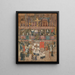 Procession de Pâques Saint-Marc - Maurice Prendergast — indrammet kunstværk på væggen