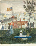 Excursionnistes Nahant - Maurice Prendergast — visning af kunstværket