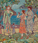 Les filles af bugten - Maurice Prendergast — visning af kunstværket
