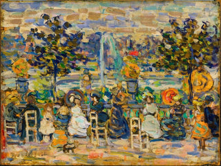 Maurice Prendergast - In Luxembourg Gardens.webp
