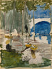 Paris skitsebog maleri 2 - Maurice Prendergast — visning af kunstværket