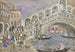 Pont du Rialto, pont couvert, Venedig - Maurice Prendergast — visning af kunstværket