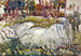 Rochers du Maine - Maurice Prendergast — visning af kunstværket