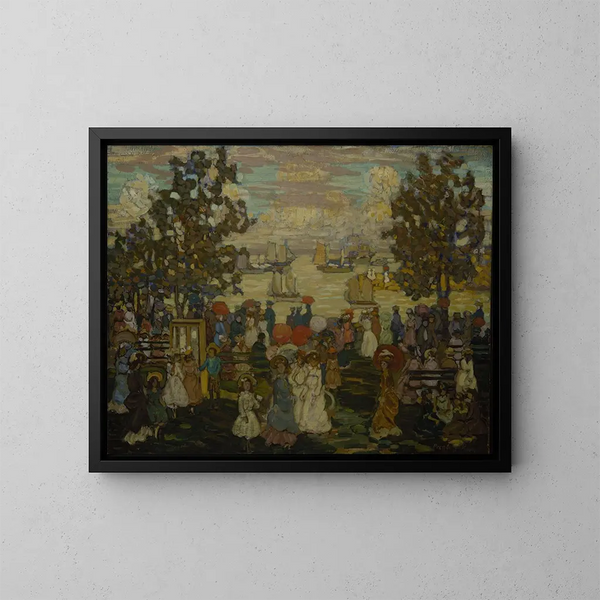 Salem Willows - Maurice Prendergast — indrammet kunstværk på væggen