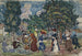 Promenade du dimanche - Maurice Prendergast — visning af kunstværket