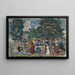 Promenade du dimanche - Maurice Prendergast — indrammet kunstværk på væggen